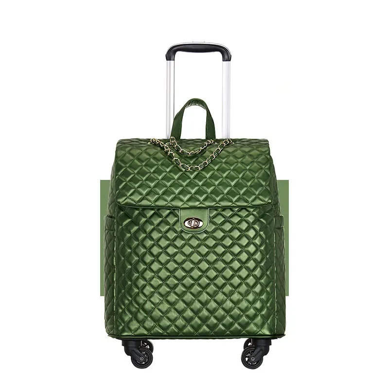 valise à roulettes avec roues silencieuses universelles, sac à bagages à roulettes, sacs de voyage légers, bagages à main à la mode, 20 po