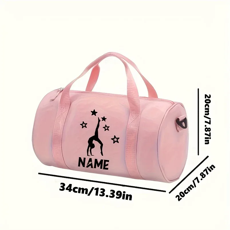 sac à bandoulière grande capacité personnalisé avec imprimé danse, sac de sport décontracté pour les trajets quotidiens, le travail, les vacances et le rangement quotidien