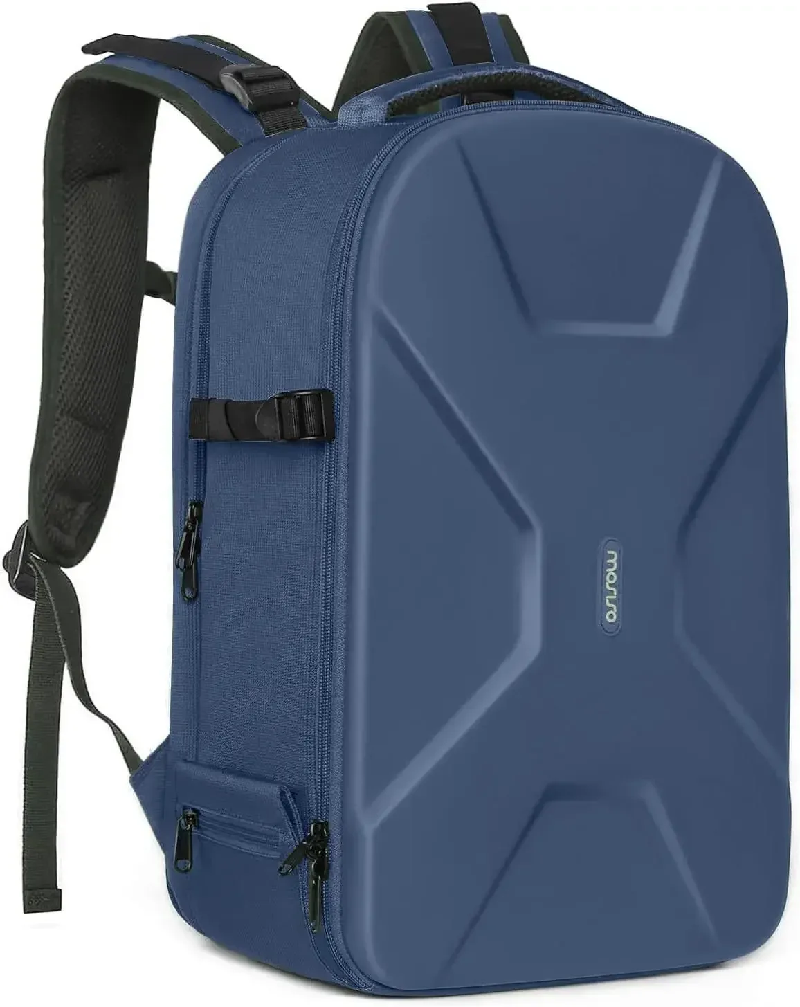 sac à dos pour appareil photo de photographie dslr, coque rigide étanche de 15 à 16 pouces avec support pour trépied et compartiment pour ordinateur portable canon/nikon/sony