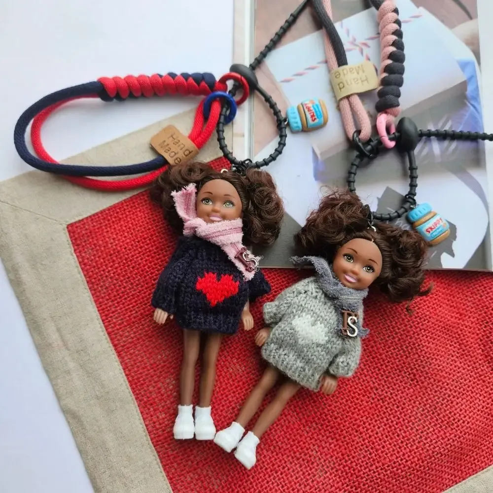pendentif de poupée mignon et chaud, ornement de sac à dos suspendu, bricolage, changement de vêtements, breloque de sac, porte-clés de voiture, décoration de sac pour poupée
