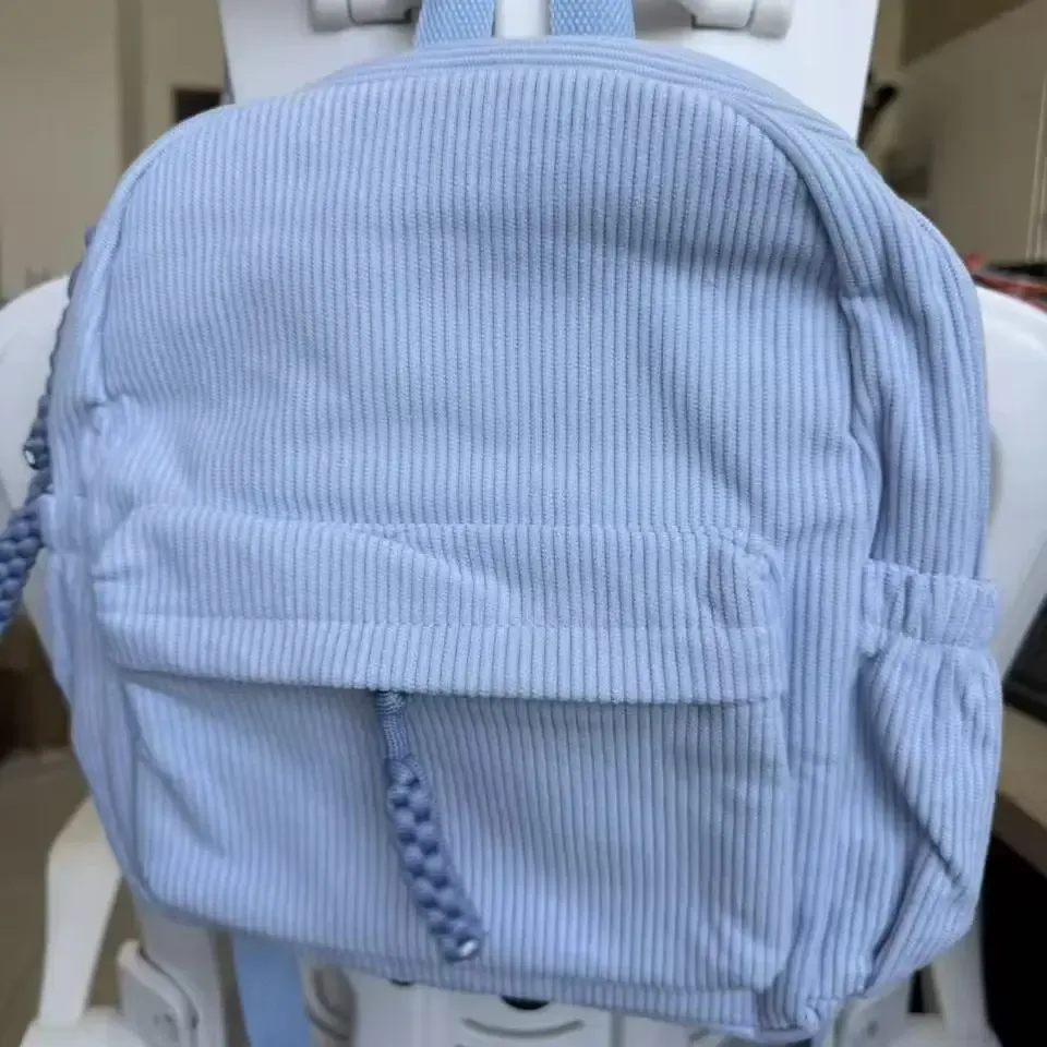 mini sac à dos personnalisé pour enfants – petit sac pour tout-petits avec nom personnalisé, sac à dos préscolaire en velours côtelé, cadeau pour bébé pour garçons et filles