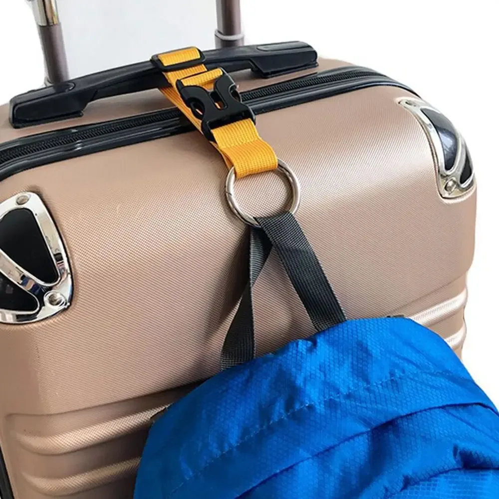 sangle de bagage portable, pince de veste de voyage, valises réglables, ceinture pour sacs à main, ajout de sac, clip à utiliser pour le transport, 1 pièce