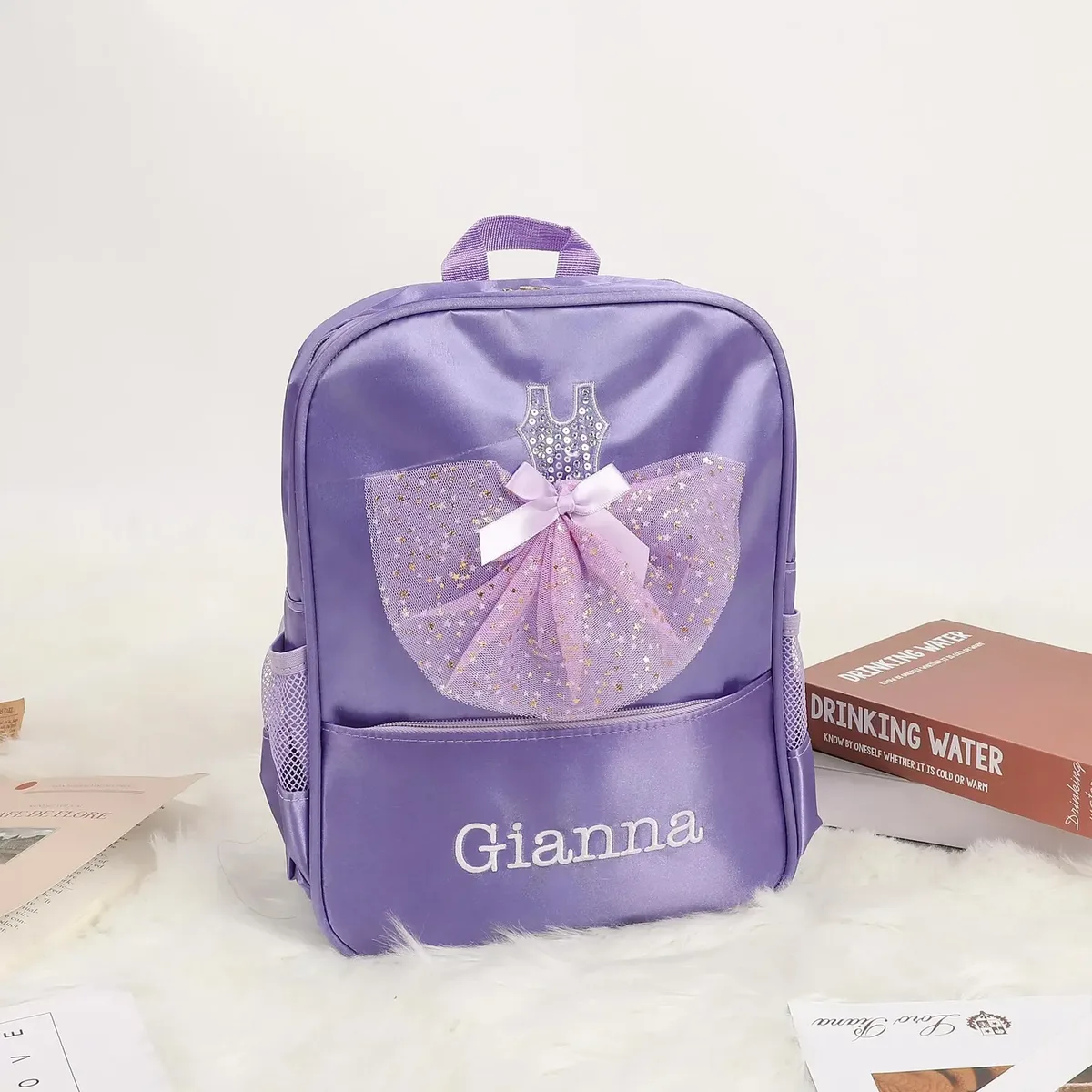 sac à dos de ballet de danse personnalisé, sac de danse personnalisé pour filles, sac à dos de danse de ballerine, sac à dos personnalisé pour tout-petits, sac de ballerine