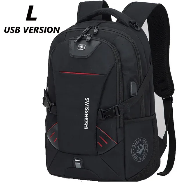sac à dos multifonction pour hommes, chargement usb, mode, affaires, voyage, antivol, étanche, pour ordinateur portable de 17 pouces, sac d'école