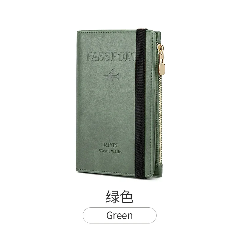 sac de protection pour passeport bloquant rfid, porte-livres pour femmes/hommes, porte-passeport pour voyage, portefeuille pour passeport essentiel