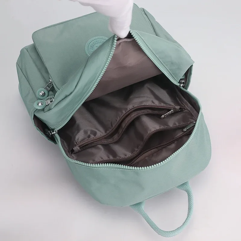 mochila feminina mini sac à dos pour adolescente, sac à dos décontracté en nylon imperméable pour femmes, sac à dos de poitrine 2018