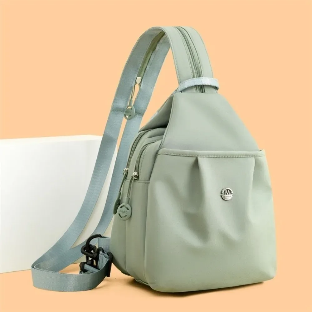 nouveau sac à dos en tissu oxford grande capacité, sacs de poitrine imperméables, sac à bandoulière multi-usages multi-couches pour la randonnée en extérieur