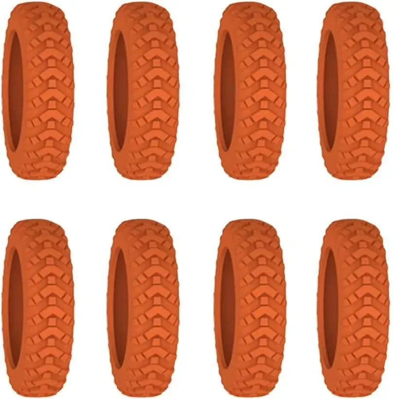 protector wheel set silica gel soundproof shock absorber voyage accessory grey black blue orange violet