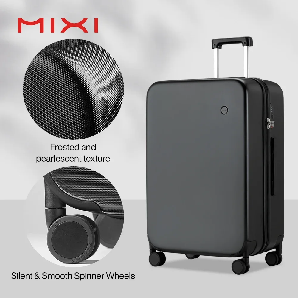 réi-valise de voyage à roulettes pour homme et femme, design puriste, 14 ", 20", 24 ", 26", roues roulantes, grille fine hardside