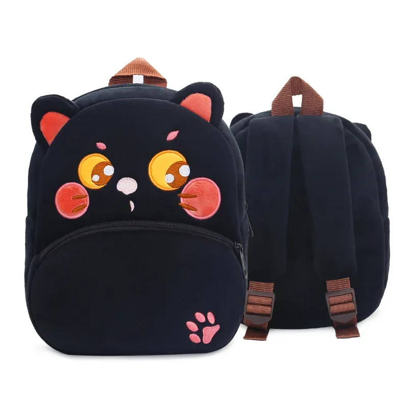 sac à dos créatif en peluche pour enfant, observateur, mignon, animal de dessin animé