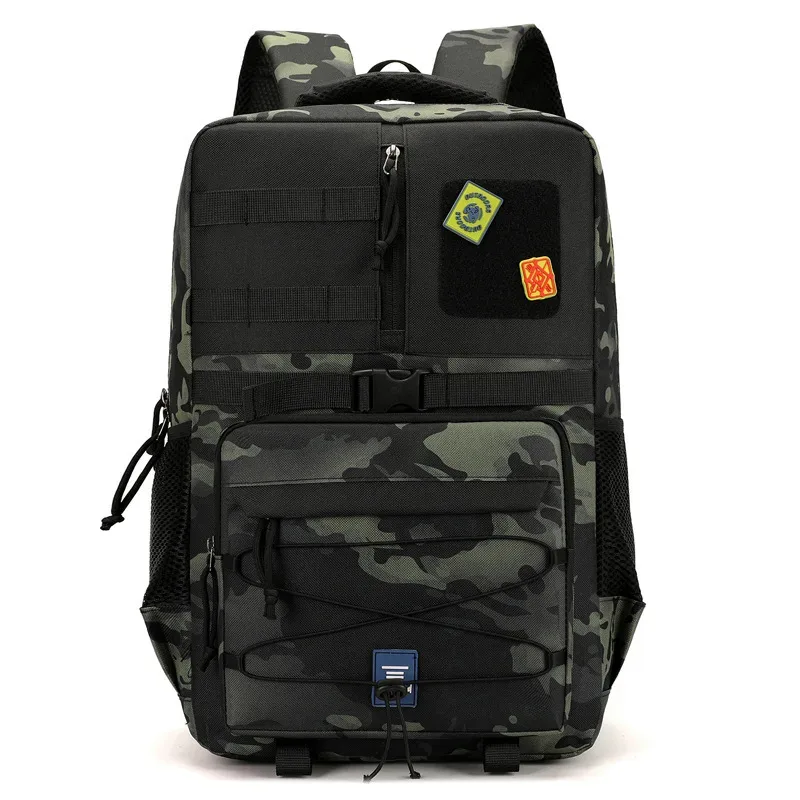 sac à dos tactique extérieur sport voyage randonnée camouflage sac à dos d'affaires de grande capacité