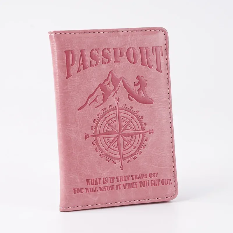 passeport cover passport holder, compass printed document change, ticket réinitialisation, passport wallet, travel wallet, id card holder, unisex, 2025