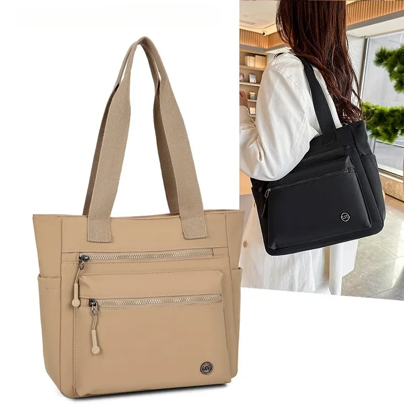 Sac fourre-tout pour femme, grande capacité, toile imperméable, sac à main écologique, pour le travail, l'école, les voyages, les courses, l'essentiel quotidien