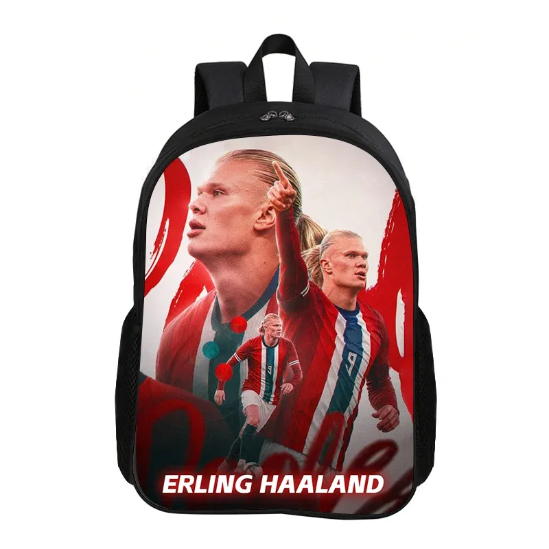 sac à dos haaland, fournitures scolaires, sac de voyage, sac à dos de sport pour enfants, sac à dos de football, sac à dos de star du football, meilleur cadeau