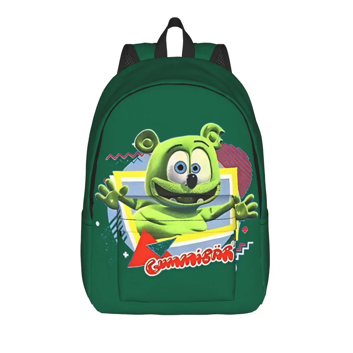 sac à dos tendance pour étudiants, motif oursons gélifiés fruités, idéal pour la rentrée scolaire