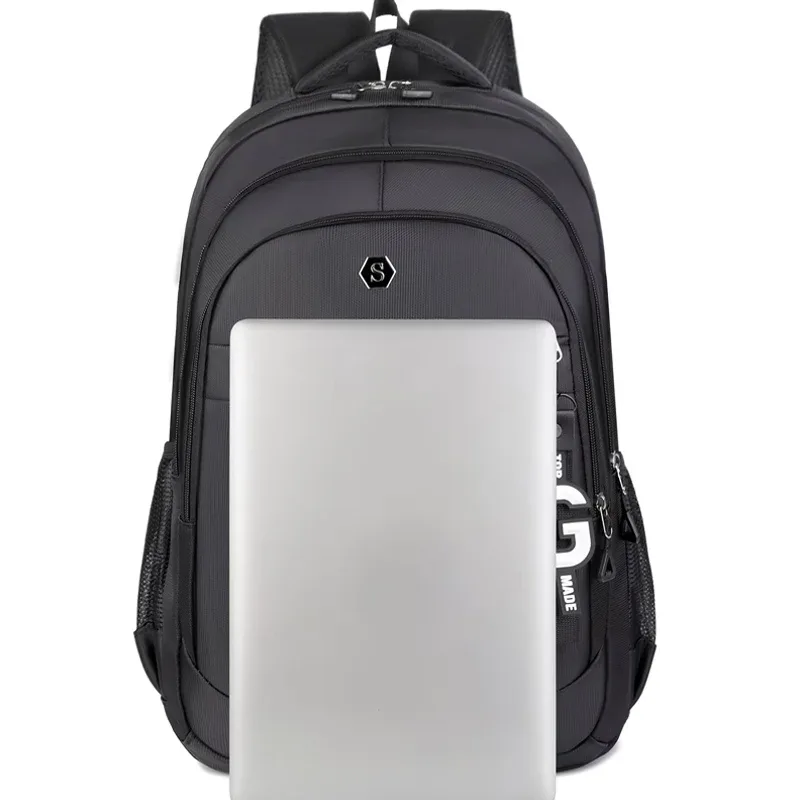 sac à dos oxford résistant à l'usure, sac pour ordinateur portable multi-zippé de grande capacité pour hommes et femmes, pour le travail, l'école et les voyages en plein air