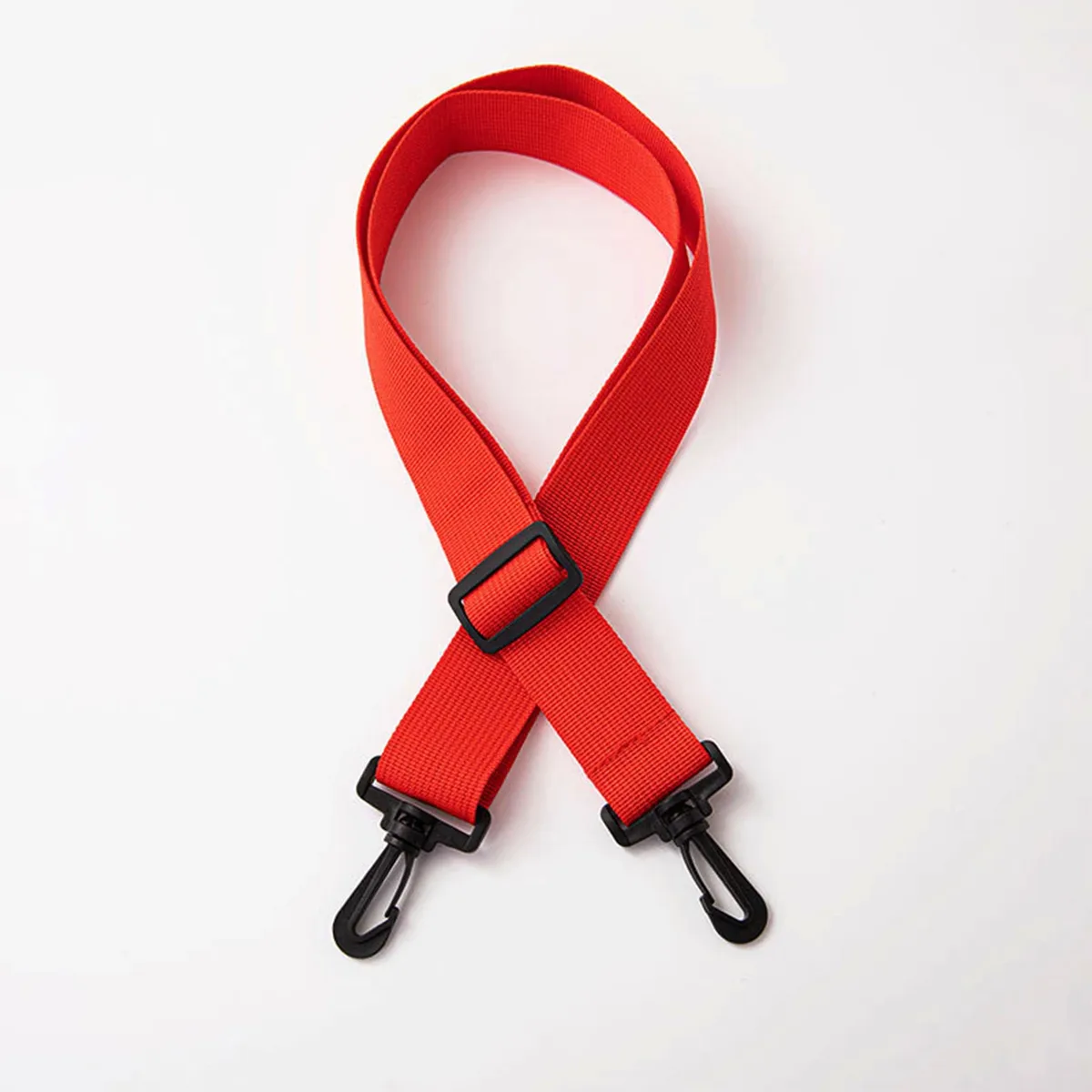 sangle de sacs réglable de 135cm de large, ceinture à bandoulière en nylon de 2.5cm de large, remplacement rose rouge vert, longue sangle de sac à bandoulière, accessoires