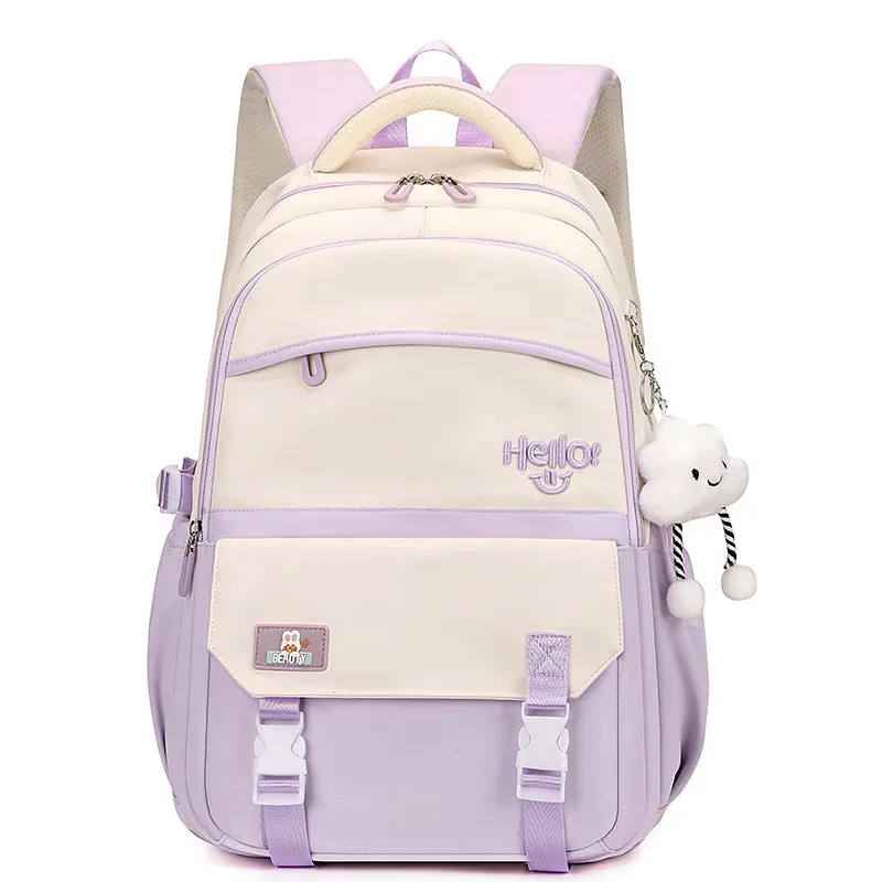 sac à dos pour enfants pour filles, cartable d'école primaire simple de grande capacité, sacs d'école pour collégiens