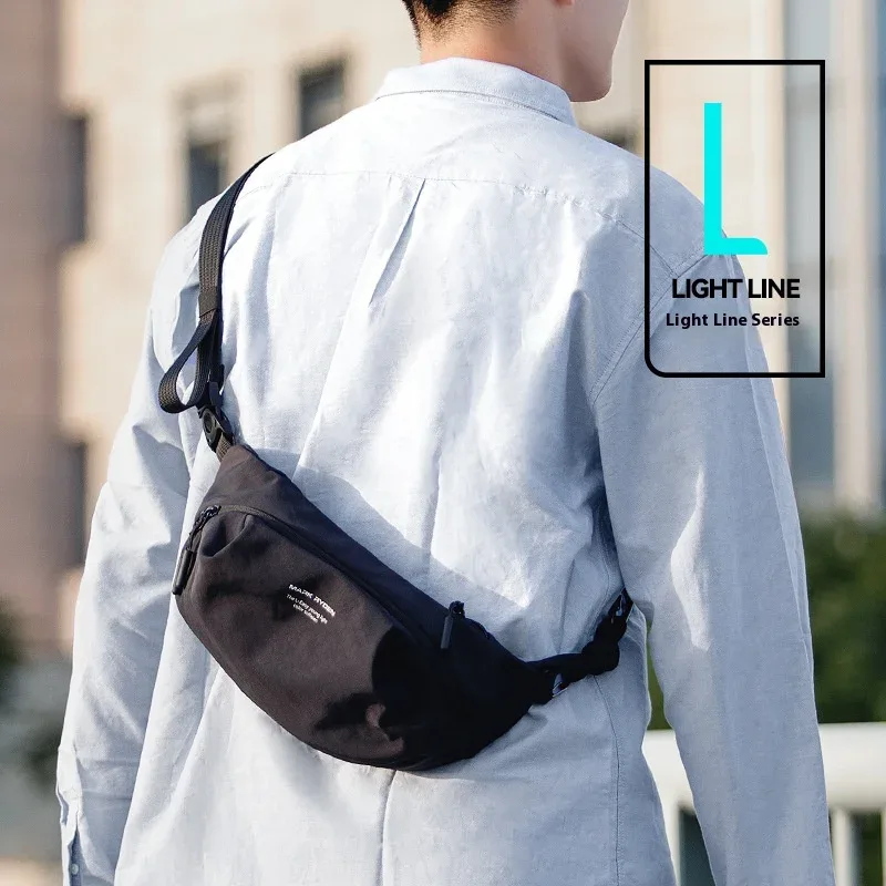 mark ryden-sac de poitrine imperméable pour hommes, sac à bandoulière décontracté multifonction antivol, nouvelle mode de voyage