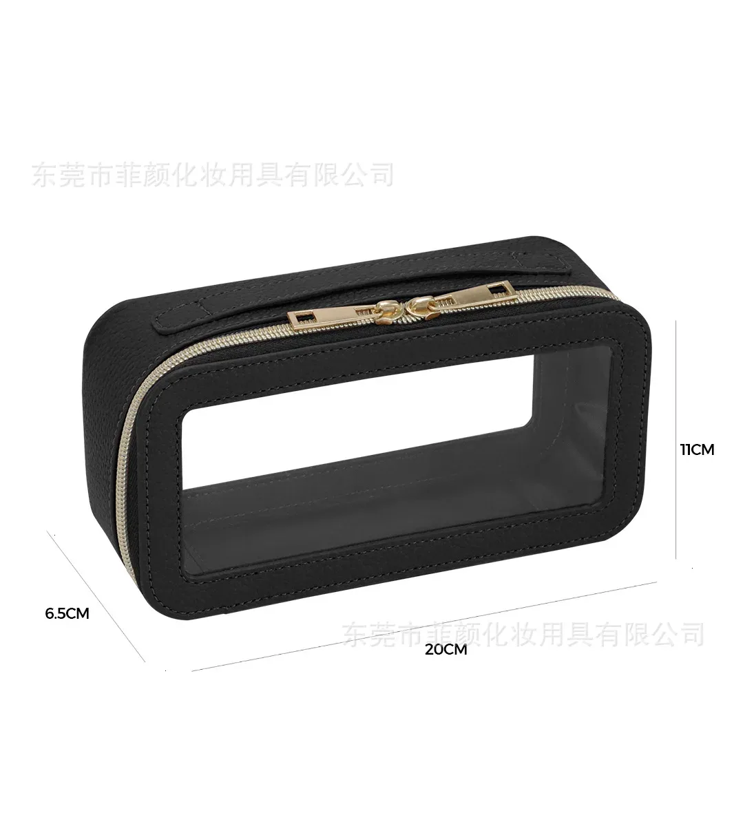 sac de rangement transparent en pvc pour pinceaux de maquillage, grande capacité, sac à cosmétiques de voyage multicolore fiyan transfrontalier mode quotidienne