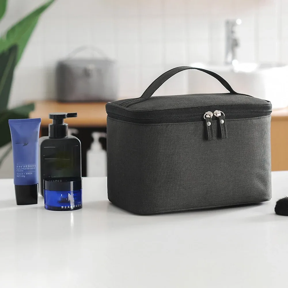 trousse à cosmétiques de grande capacité pour hommes et femmes, trousse de toilette pour couples, trousse de maquillage étanche, sac de rangement de voyage en plein air