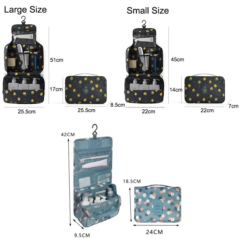 trousse de maquillage étanche de voyage, trousse de toilette suspendue pour femme, sac à cosmétiques pliable, organisateur, trousse de lavage, pochette de trousse de toilette portable