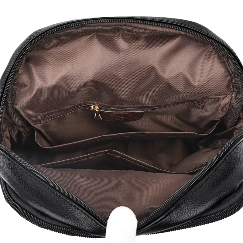 sac à dos vintage grande capacité pour femme, en cuir de haute qualité, sac de voyage, sac d'école, sac à dos, sac à livres