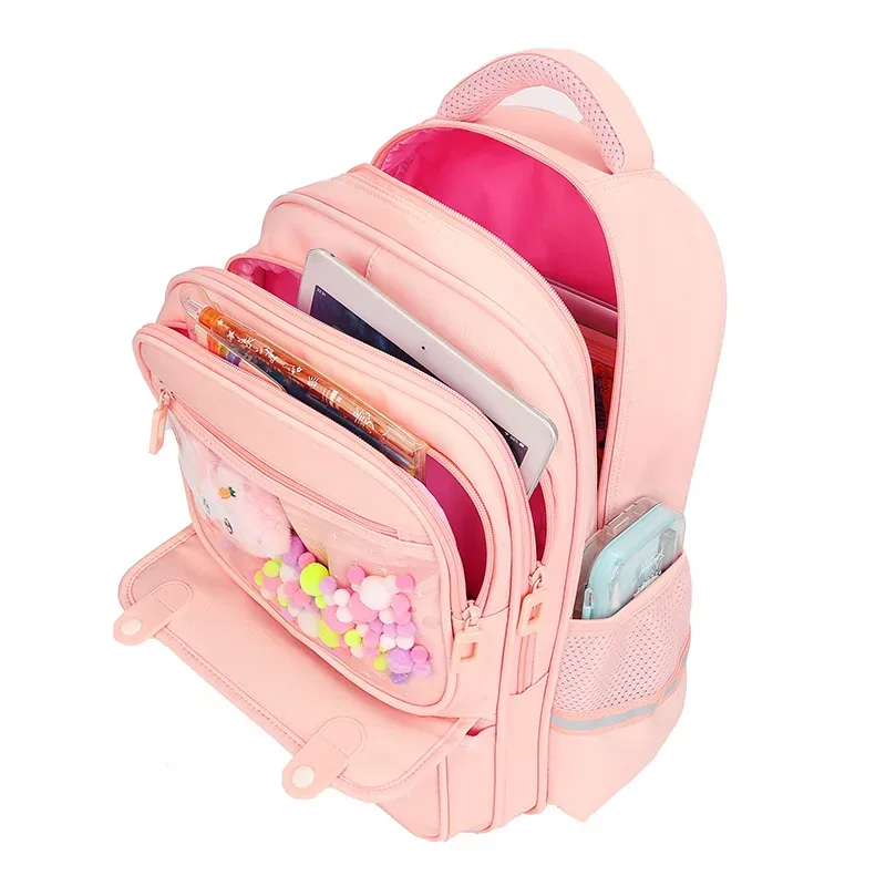 sac à dos scolaire imperméable pour garçons et filles, sacs d'école en nylon, sac à dos de voyage décontracté pour adolescents, sac à livres, cartable pour enfants à motif de dessin animé