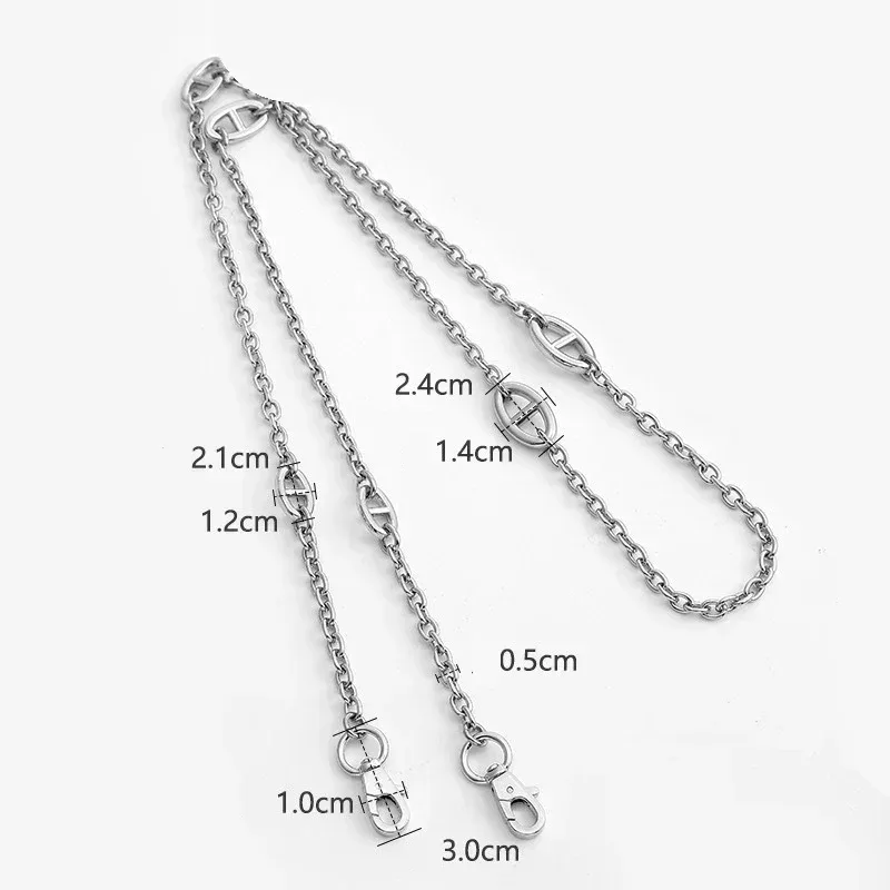 chaîne sangle sac métal or argent marron motifs simples voyage mode accessoires bandoulière épaule transport