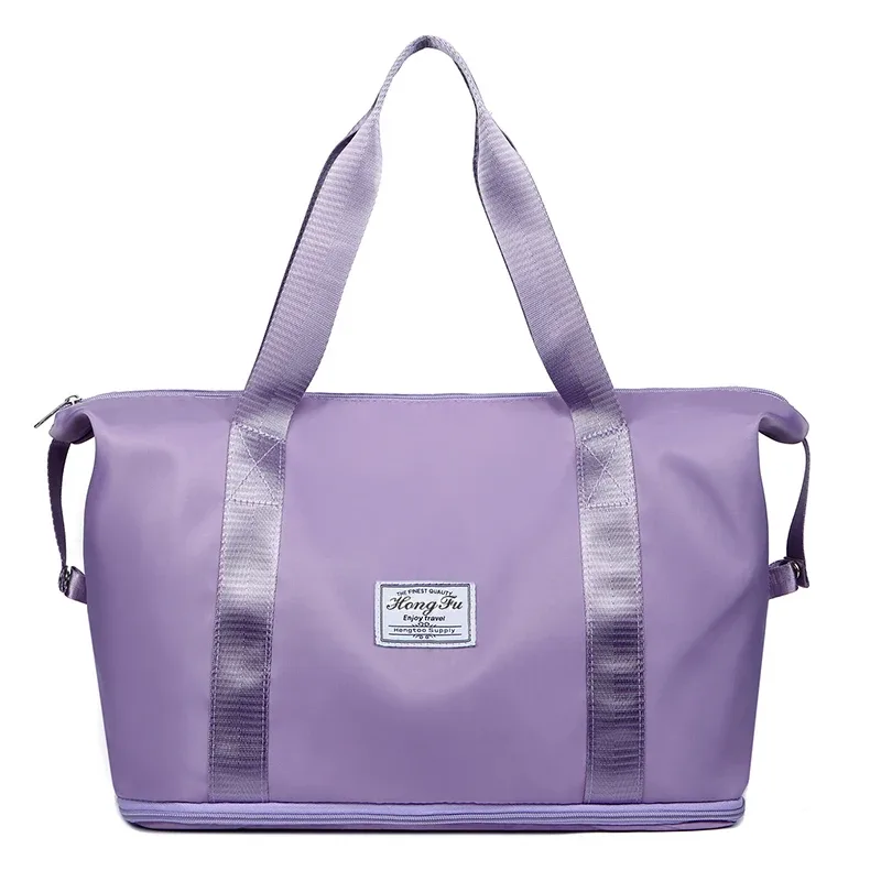 sac à main extensible de grande capacité pour femmes, sac de rangement pour bagages, sac de voyage de loisirs, sac à main étanche en nylon pour sport et fitness