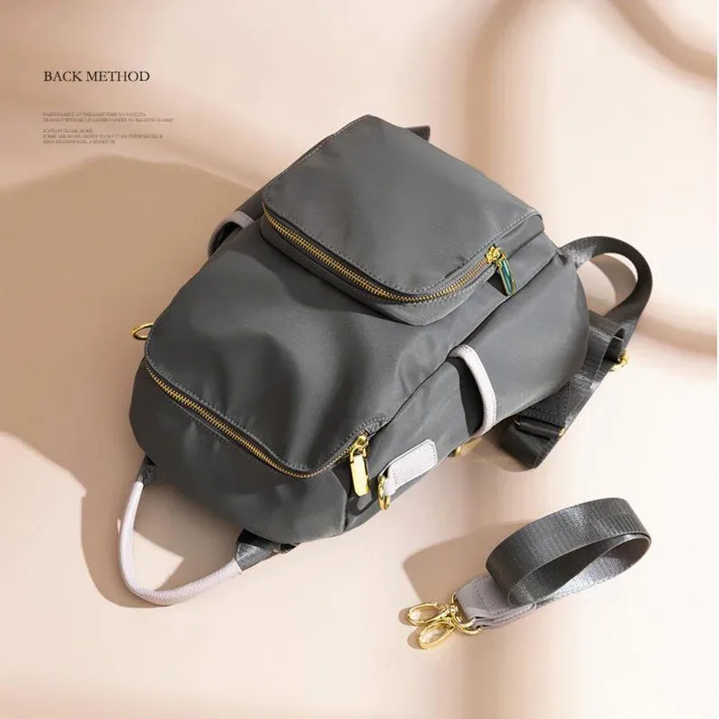 sac à dos en tissu oxford pour femmes, fourre-tout à la mode, sac d'école étanche de grande capacité pour les loisirs et les voyages d'affaires