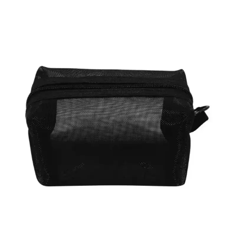 mini sacs cosmétiques en maille de nylon transparente, jolies petites pochettes pour femmes pour rouge à lèvres et maquillage, étui organisateur pour câbles de données, clés et écouteurs.