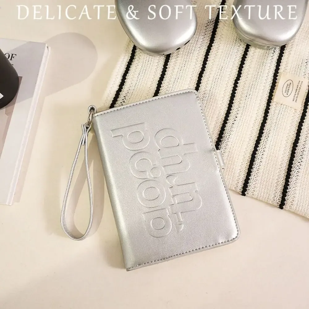 porte-cartes en pu, étui à passeport avec cordon de suspension, couverture de passeport, clip pour passeport, étui pour carte d'enregistrement d'avion, sac de rangement pour cartes