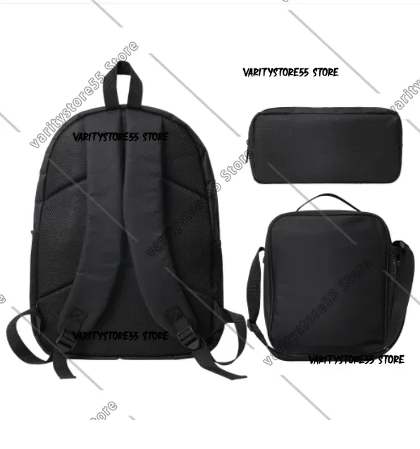 sac à dos tortue de mer pour étudiants, garçons et filles, sac d'école, sac à bandoulière pour ordinateur portable, 3 pièces, sac à déjeuner isotherme, trousse à crayons