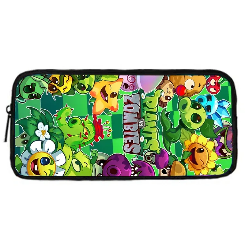 jeu chaud pour enfants pour p-plantes vs z-zombiess, sac à dos d'école avec sacs à déjeuner, sacs à crayons, sacs d'école pour garçons et filles, meilleur cadeau