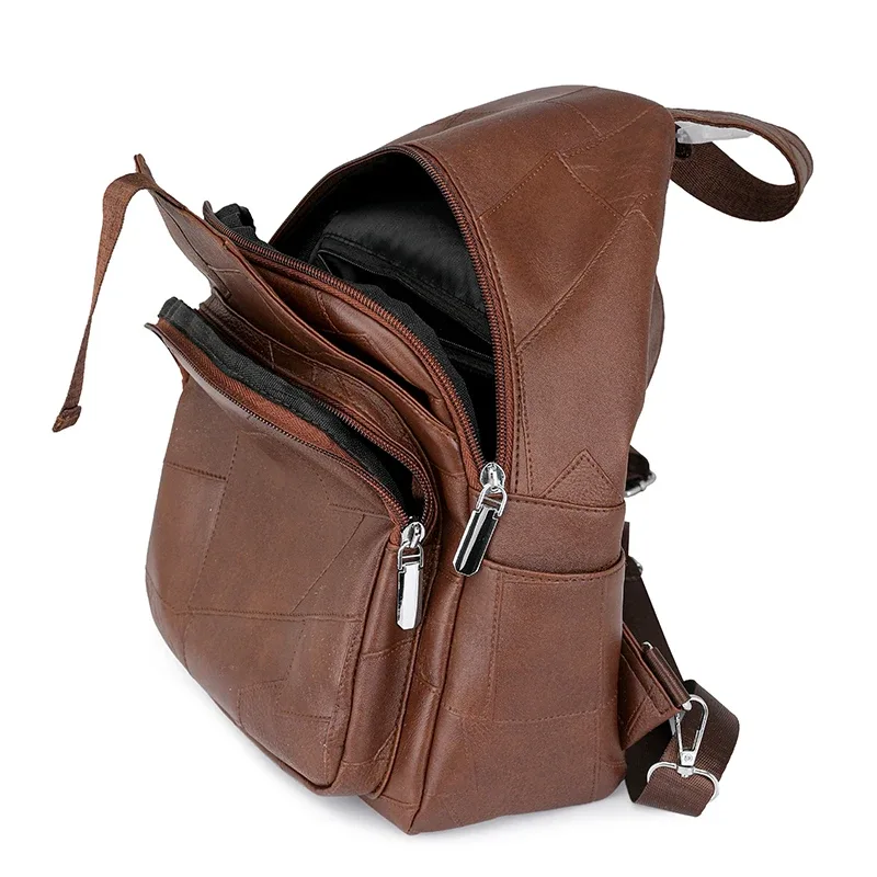 sacs à dos multifonctions en cuir pu pour femmes, sacs à dos d'école pour dames, pack de poudres de téléphone, sacs initiés, nouveau