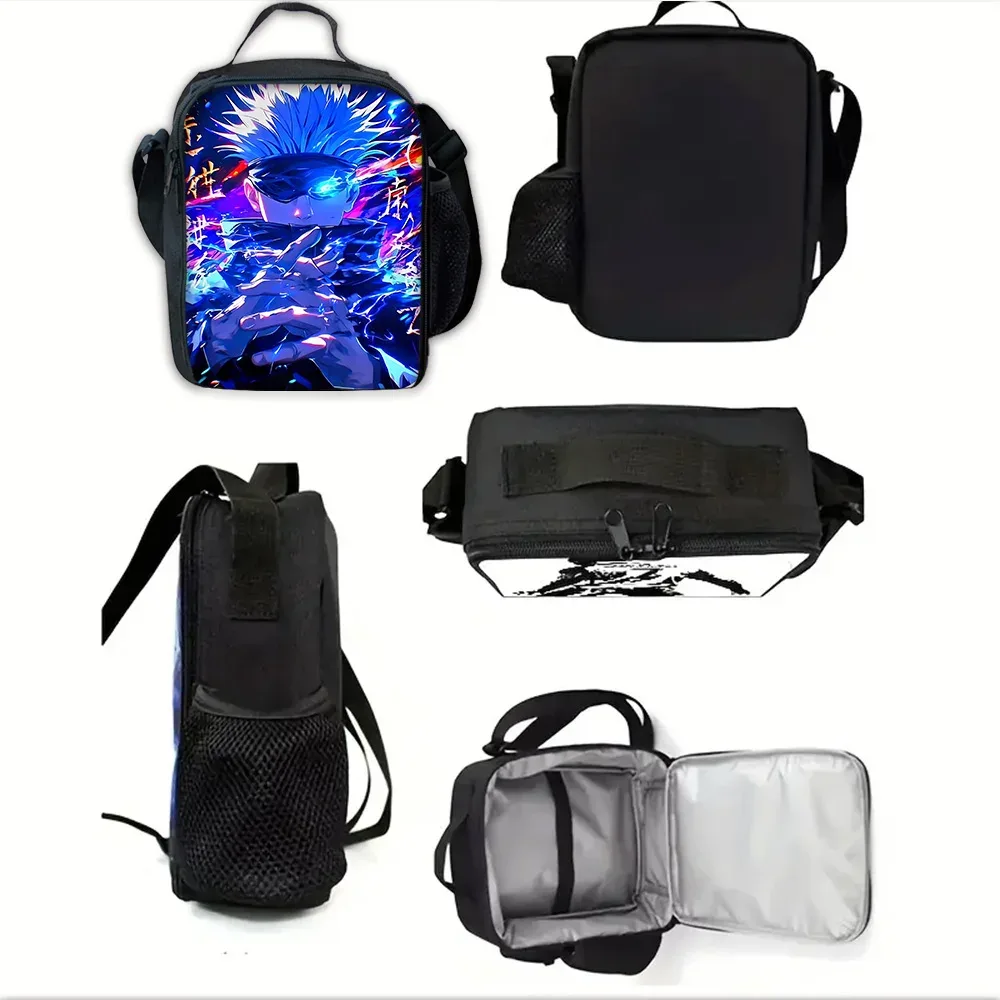 sac à dos d'école pour enfants, anime j-jujutsus k-kaisens, avec sacs à déjeuner, sacs à crayons, sacs d'école pour garçons et filles, meilleur cadeau