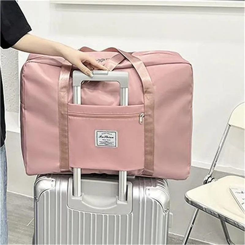 nouveau sac de voyage pliable grande capacité, multifonctionnel, imperméable, pour gym, yoga, rangement, sac à bandoulière, sac à main pour courts séjours