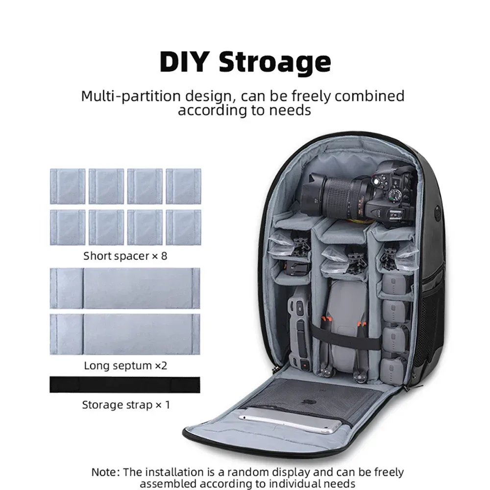 sac à dos de rangement pour importateur dji avmi2/air 3s/fpv, poignée de télécommande chlorone, étui étanche pour lunettes 2/v2, accessoires
