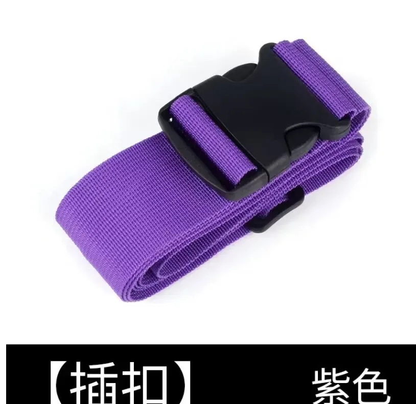 sangle de bagage en polypropylène, ceinture d'emballage arc-en-ciel antivol, accessoires pour valise de cabine, attache de sac