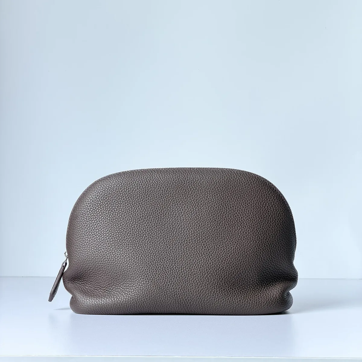 sac à cosmétiques en cuir de vache de première qualité pour femmes, nouveau sac de maquillage simple de grande capacité, sac de rangement de luxe pour voyage et toilette