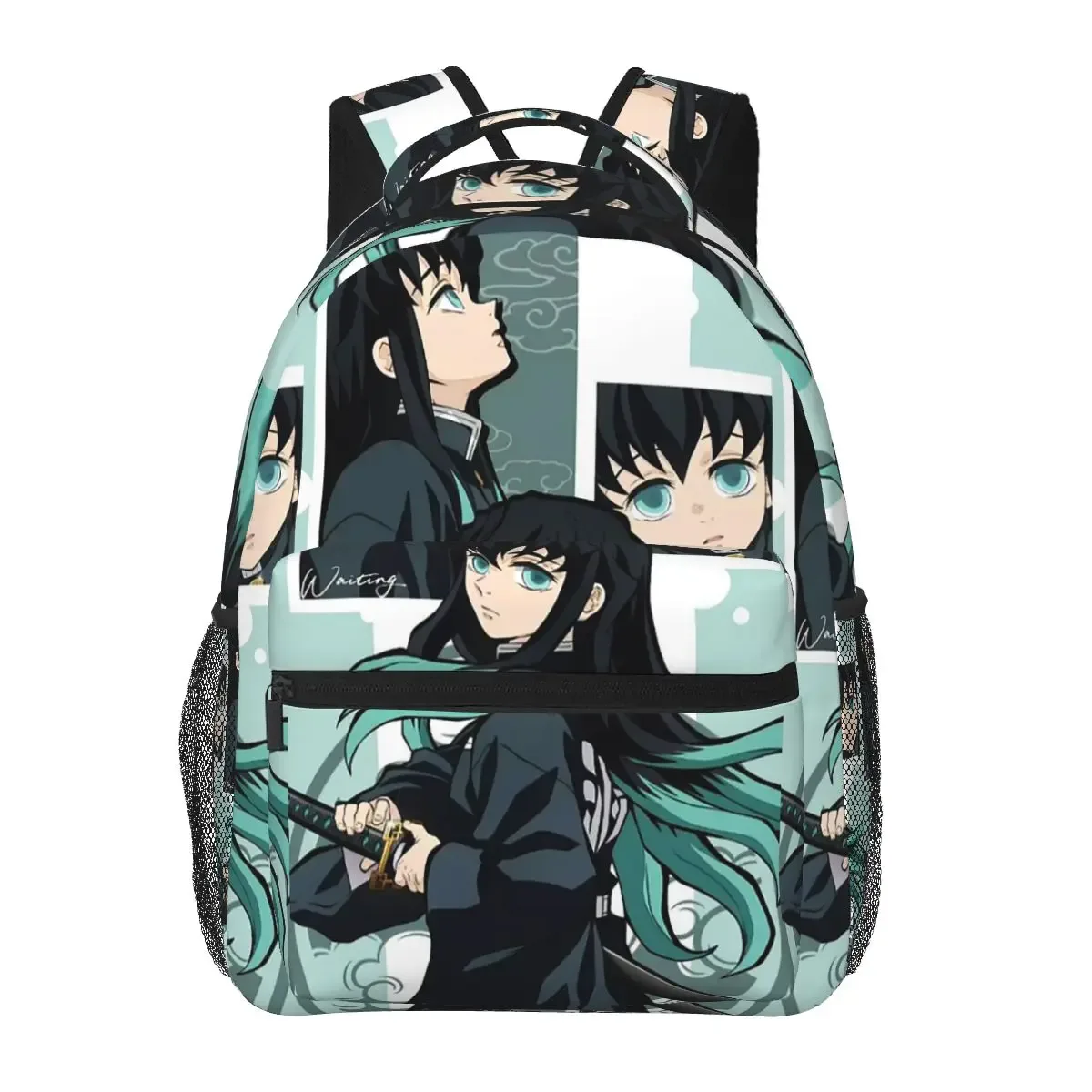 sac à dos scolaire muichiro tokito, sac de randonnée et de voyage pour hommes et femmes, sac à dos tendance, sac à bandoulière