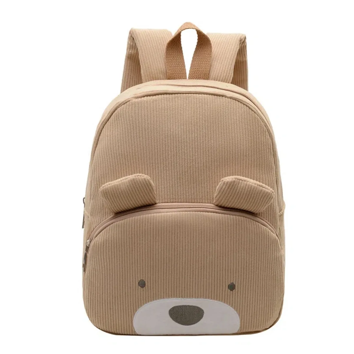 sac à dos de maternelle en velours côtelé, broderie mignonne, nom personnalisé, cartable pour filles et garçons, idéal pour l'école, les voyages quotidiens, cadeau adorable pour enfants.