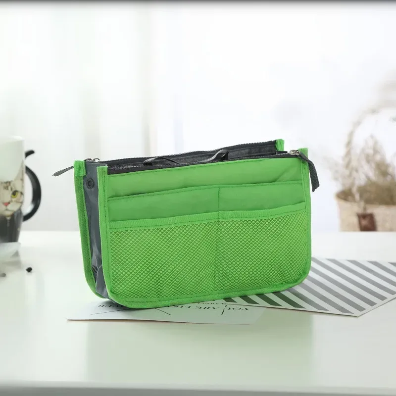trousse de maquillage portable en toile pour hommes et femmes, sacs de voyage, trousse de maquillage, trousse de maquillage, trousse de toilette multifonctionnelle décontractée, sac à main de rangement