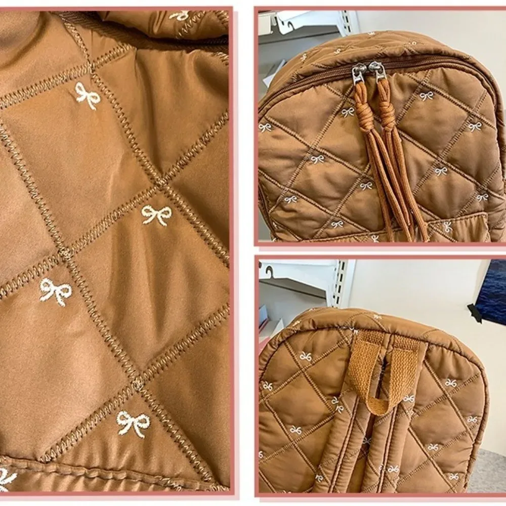 Nouveau Grand Sac à Dos Scolaire Léger pour Enfants avec Nœud, Sac d'École pour Étudiants, Sac pour Ordinateur Portable, Fournitures d'Apprentissage