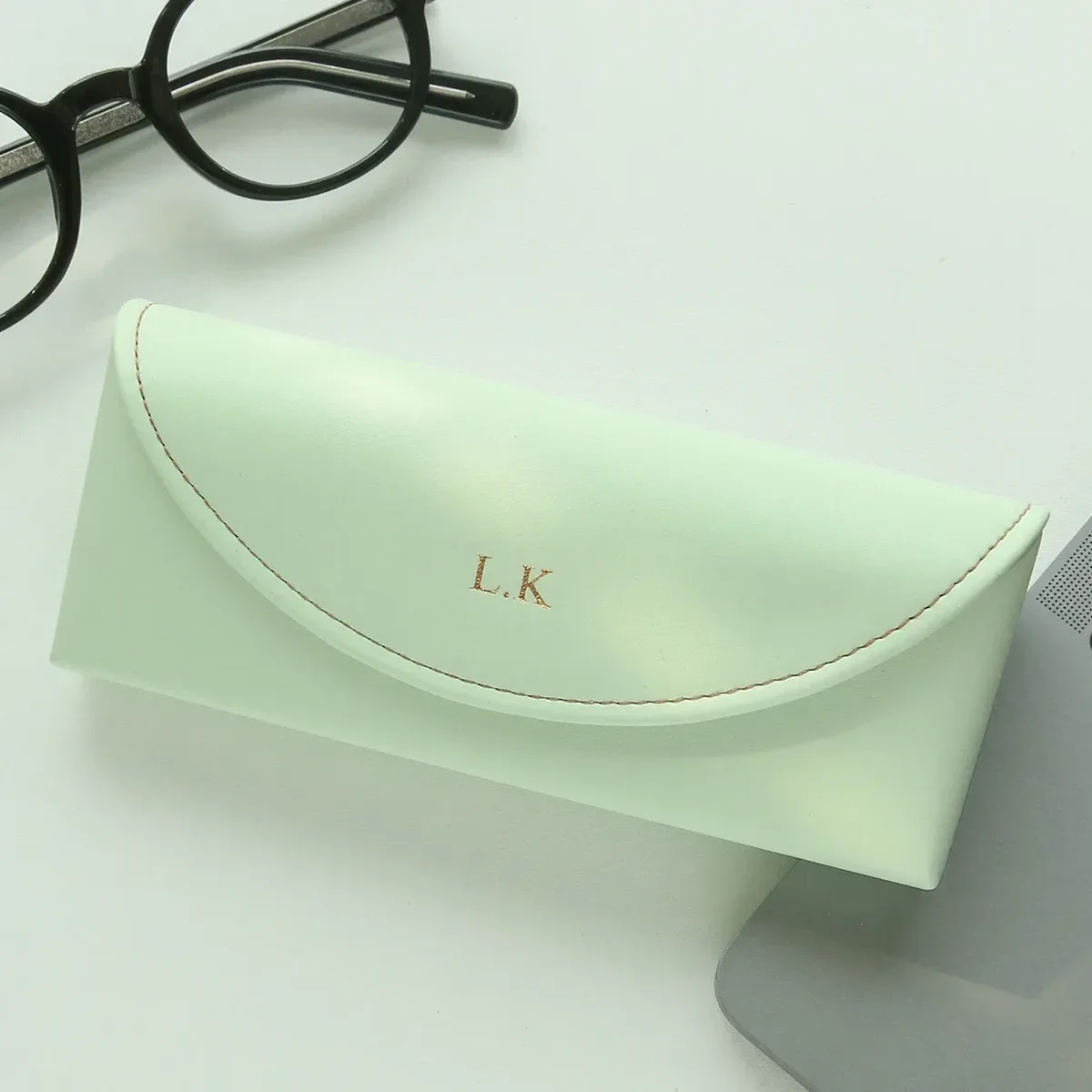 étui à lunettes personnalisé en cuir, étui portable pour lunettes de soleil, logo personnalisé, boîte de rangement pour lunettes, housse de protection anti-chute pour lunettes