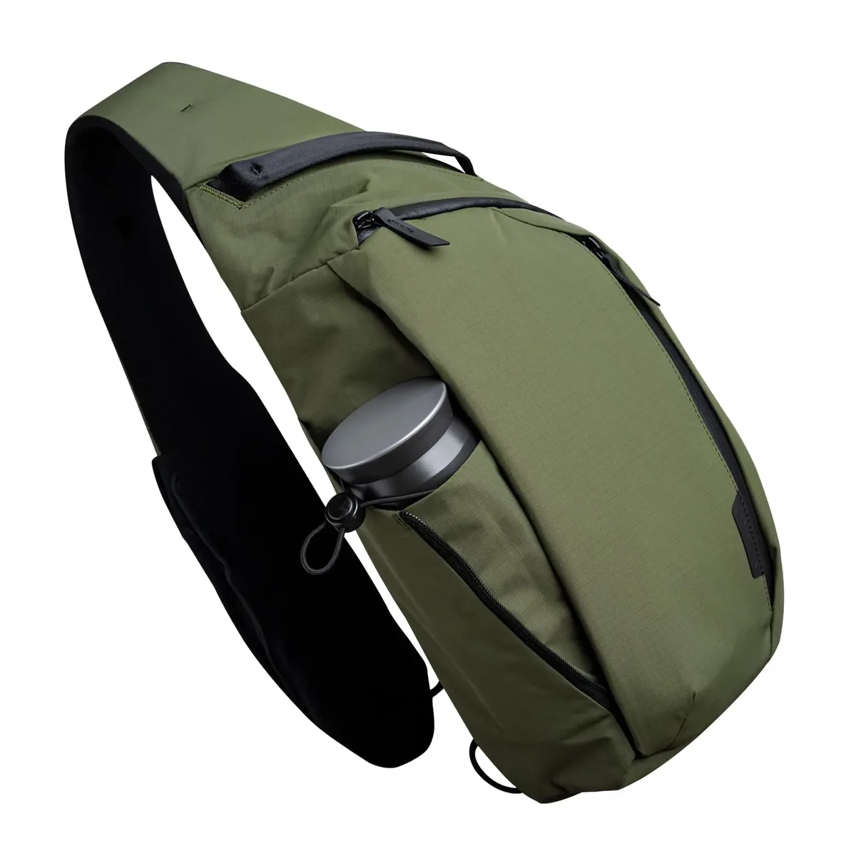 sac à bandoulière d'extérieur pour hommes, sac de poitrine à la mode, sac à dos de sport avec poche pour bouteille d'eau, convient pour tablette de 11 pouces