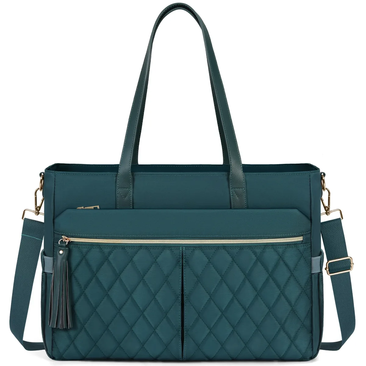 rainsmore pochette d'ordinateur pour femmes 15.6 pouces enseignant infirmière sac fourre-tout travail professionnel ordinateur portable fourre-tout ordinateur mallette de messager