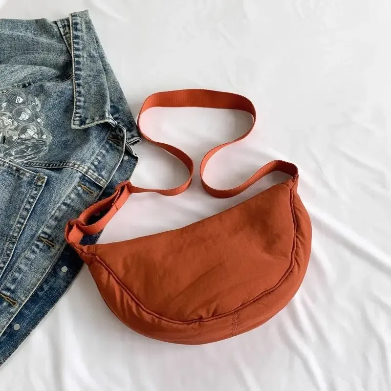 sacs à aisselles en tissu imperméable épais pour femmes, sac à boulettes polyvalent pour femmes, sac à bandoulière simple à usage quotidien