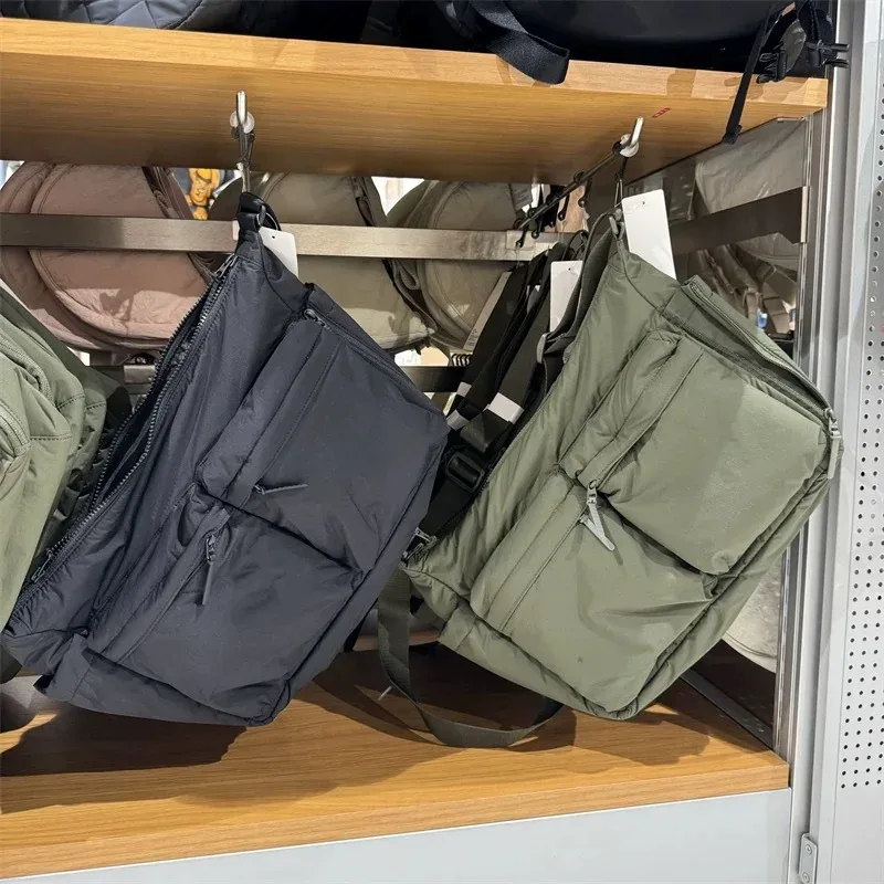 sac à bandoulière de loisirs épais de qualité supérieure, sac à bandoulière simple, sac pour ordinateur portable de grande capacité, sac de sport multi-poches pour hommes et femmes